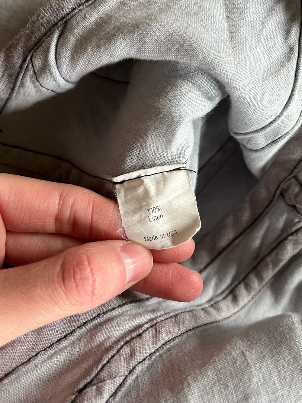Cynthia Ashby linen made in USA dress - Picture 5 of 8